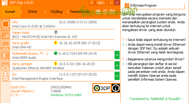 3DP Chip 25.10 terbaru