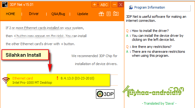 3DP Net 21.01 Final terbaru