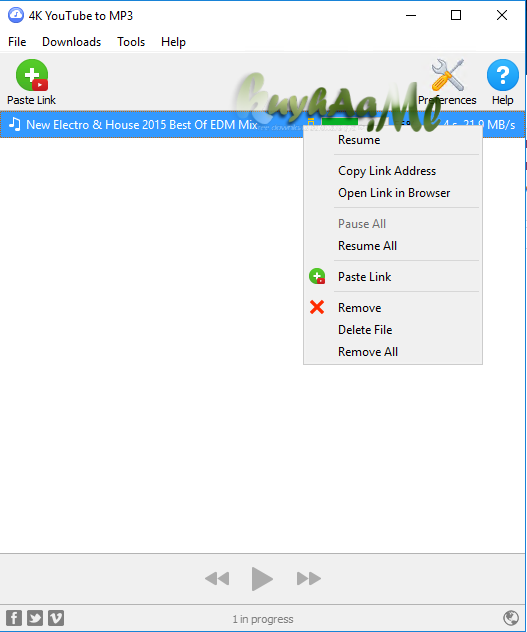 4K YouTube to MP3 Full Version v5.7.2.0160