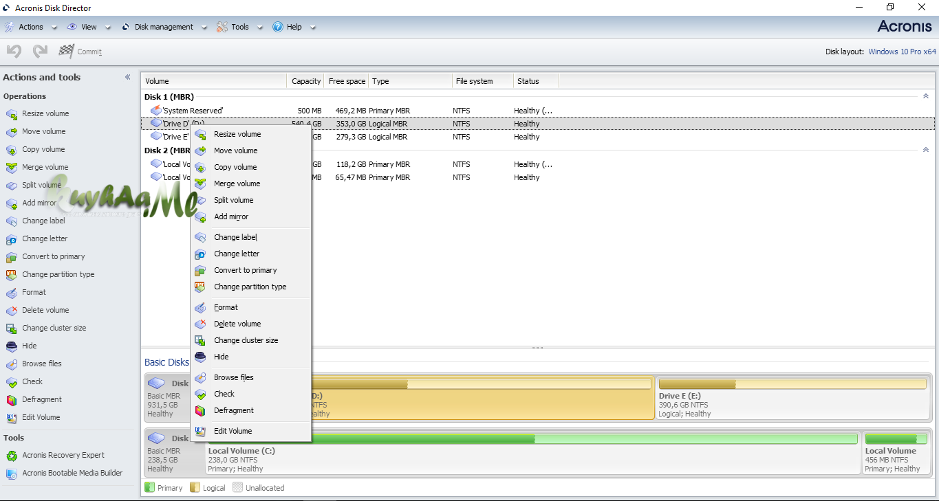 Acronis Disk Director 12 Build 12.5.163 Full Version