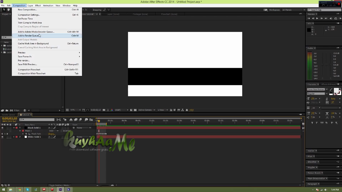 Adobe After Effects CC 2014 13.2.0.49 Full Version