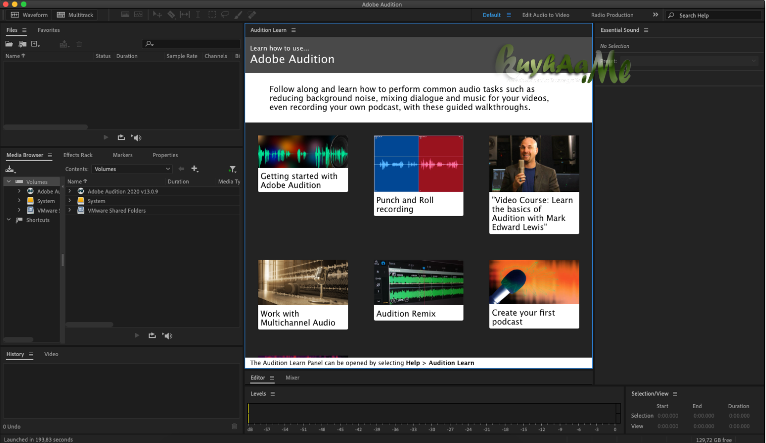 Adobe Audition 2020 MacOS