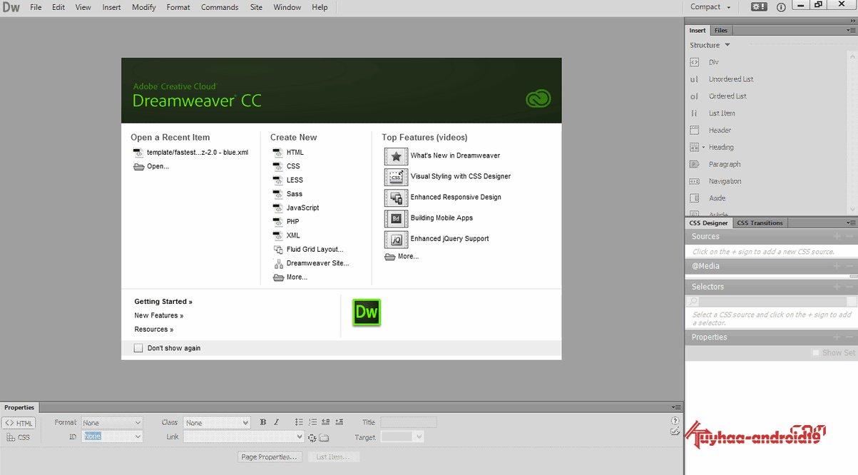 Adobe Dreamweaver CC 2014.1 15.1.0 Full