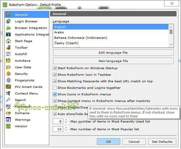Ai RoboForm Password Manager Enterprise 7.9.32.2 Terbaru