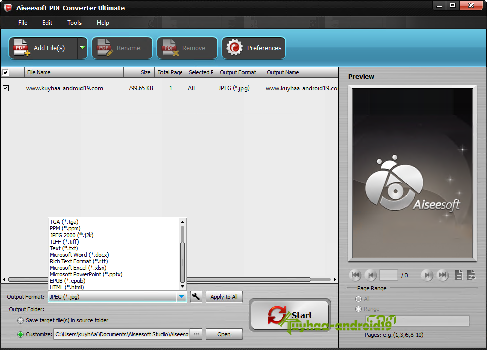 Aiseesoft PDF Converter Ultimate 3.3.8 Full Version