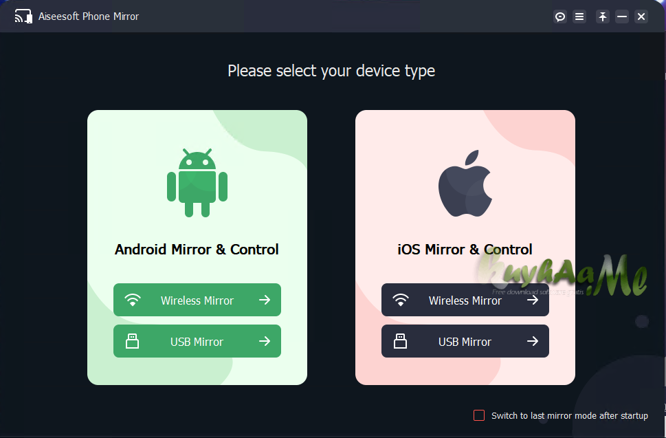 Aiseesoft Phone Mirror Full v2.2.58