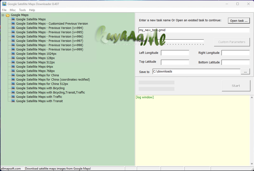 AllMapSoft Google Satellite Maps Downloader 8.407 Full