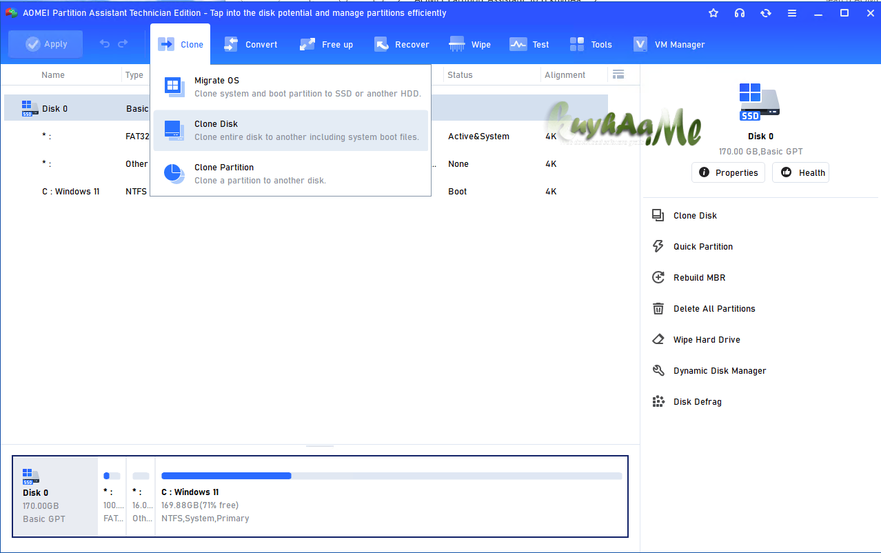 AOMEI Partition Assistant Technician 10.11 Full