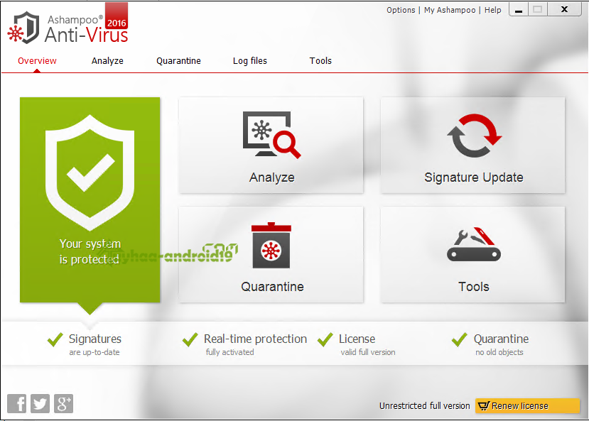 Ashampoo Anti-Virus 2016 1.3.0 Full