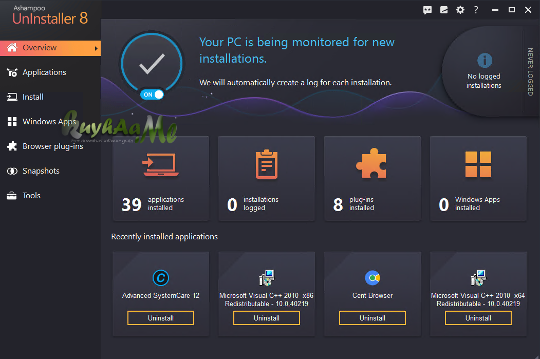Ashampoo UnInstaller 15.00.22 Full Version