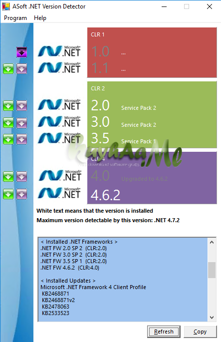 ASoft NET Version Detector 22 R2 Terbaru