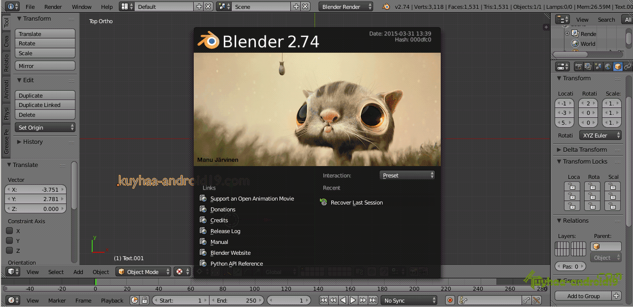 Blender 4.5.3 Terbaru Gratis
