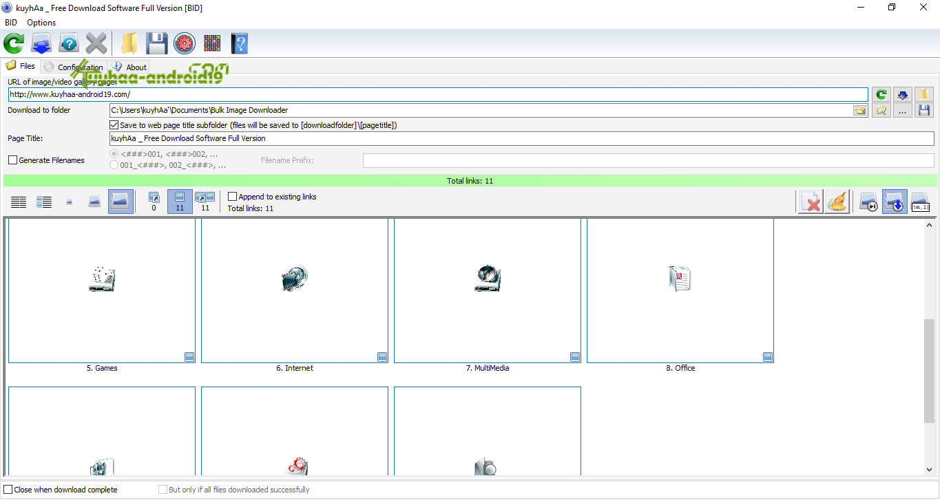 Bulk Image Downloader 6.54 Full Version
