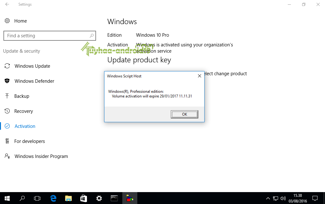 Cara Aktivasi Permanent Windows 10 Anniversary Update