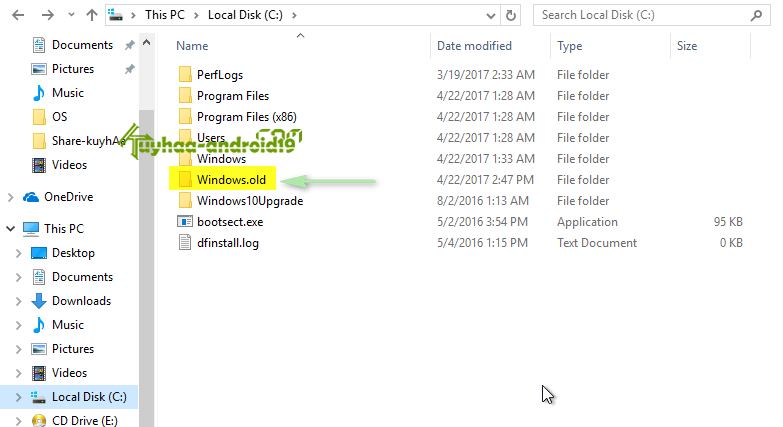 Cara menghapus windows.old pada Windows 10