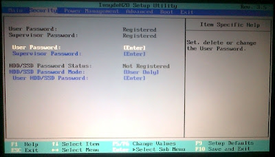Cara Mereset password BIOS denga  software