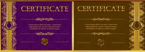 Certificate design Vector Gratis