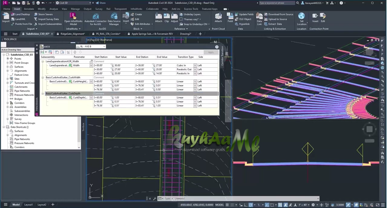 Civil 3D 2024.2 Full Addon for Autodesk AutoCAD 2024
