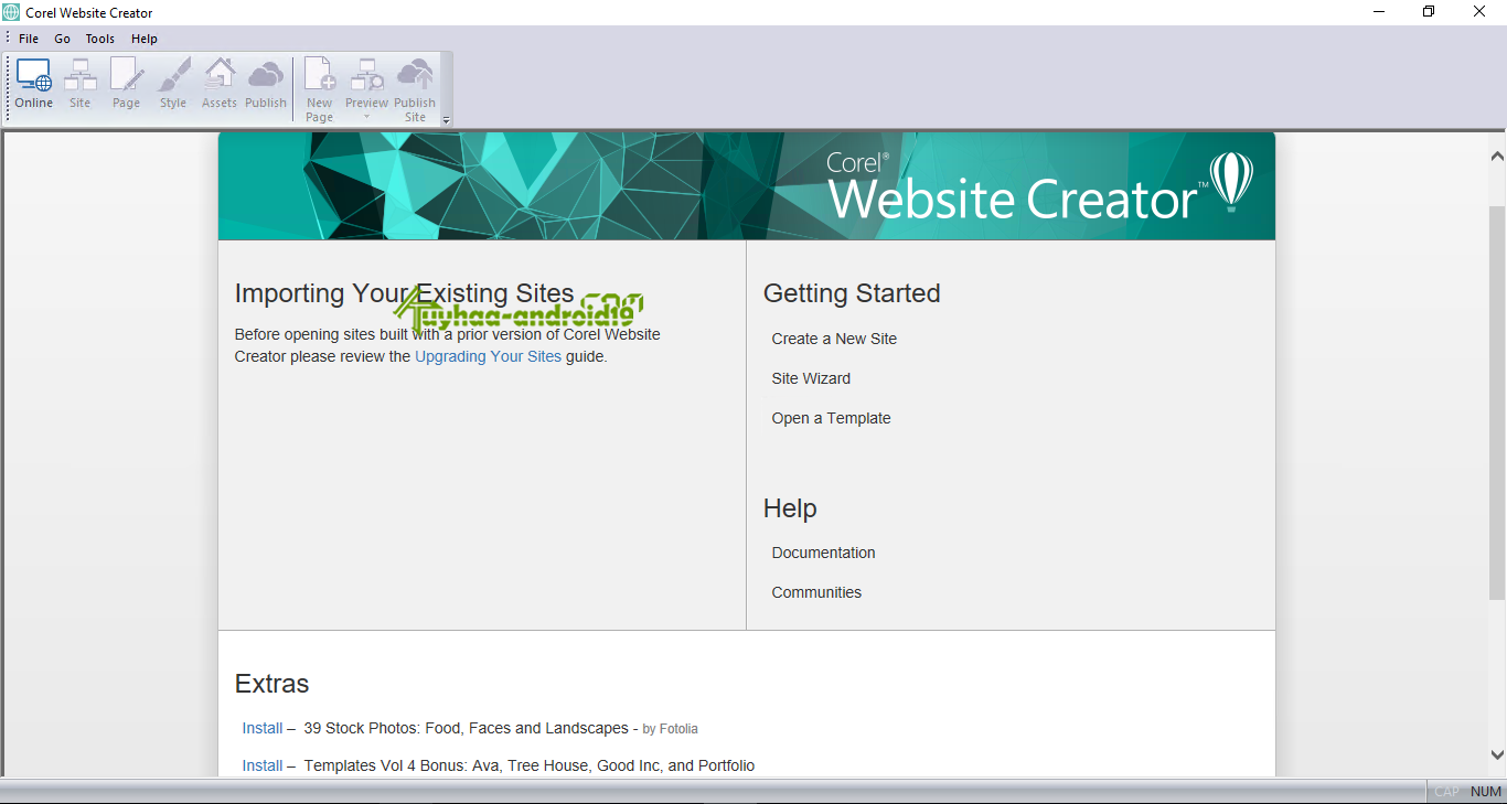 Corel Website Creator 15.50.0000.5554 Full