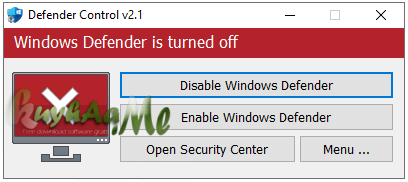 Defender Control v2.1 & Exclusion Tool v1.4 Terbaru