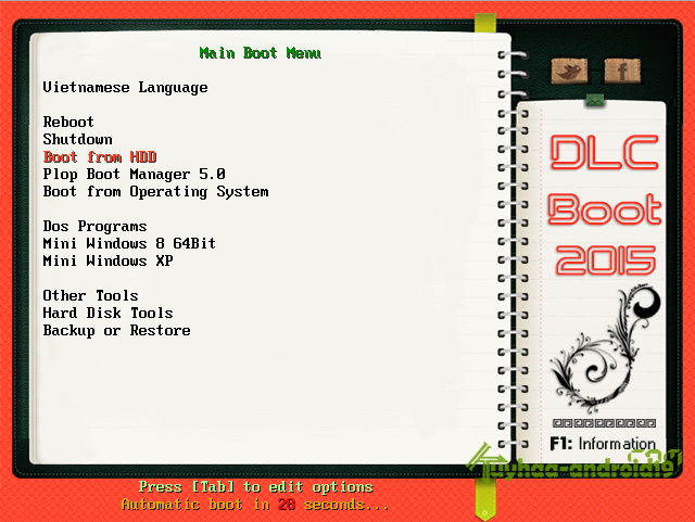 DLC Boot 2015 2.0 Mini Windows XP & 8 ISO