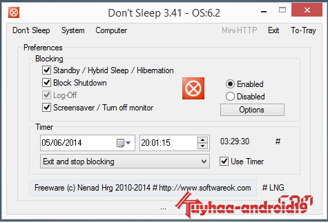 Don’t Sleep 3.41 Terbaru Gratis – Anti Komputer Tidur Seenaknya