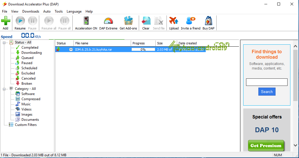 Download Accelerator Plus Premium 10.0.6.0 Terbaru