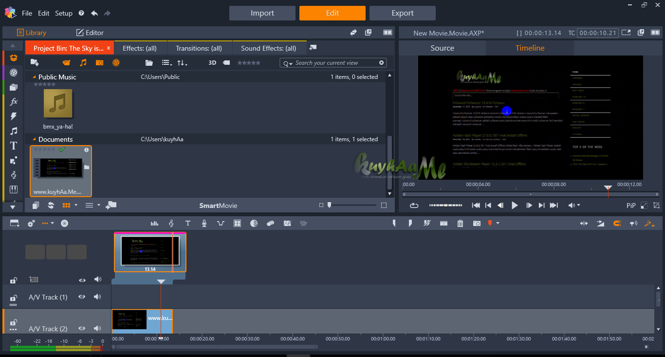 Pinnacle Studio Ultimate 21.0.1 Terbaru