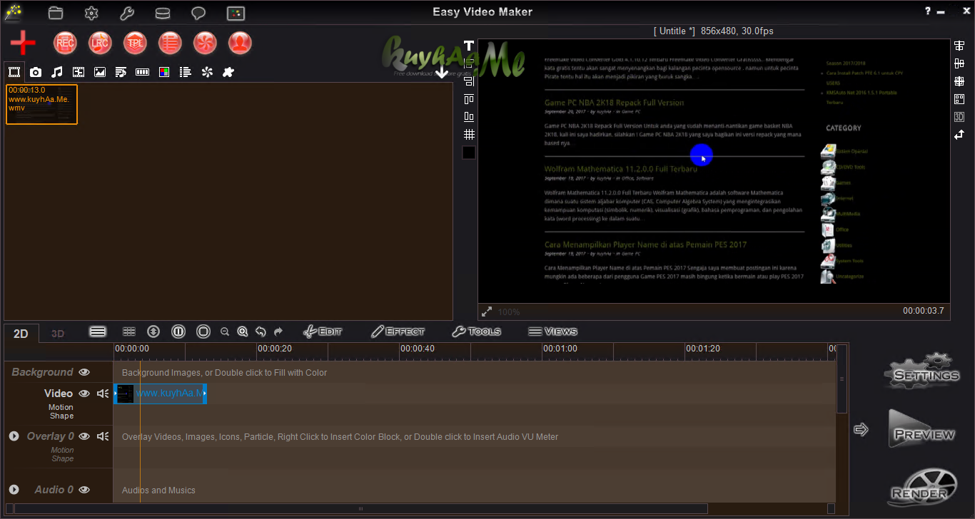 Easy Video Maker 12.12 Platinum Full Version
