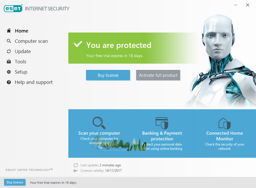Eset Nod32 & Eset Internet Security 15.0.23.0 Terbaru