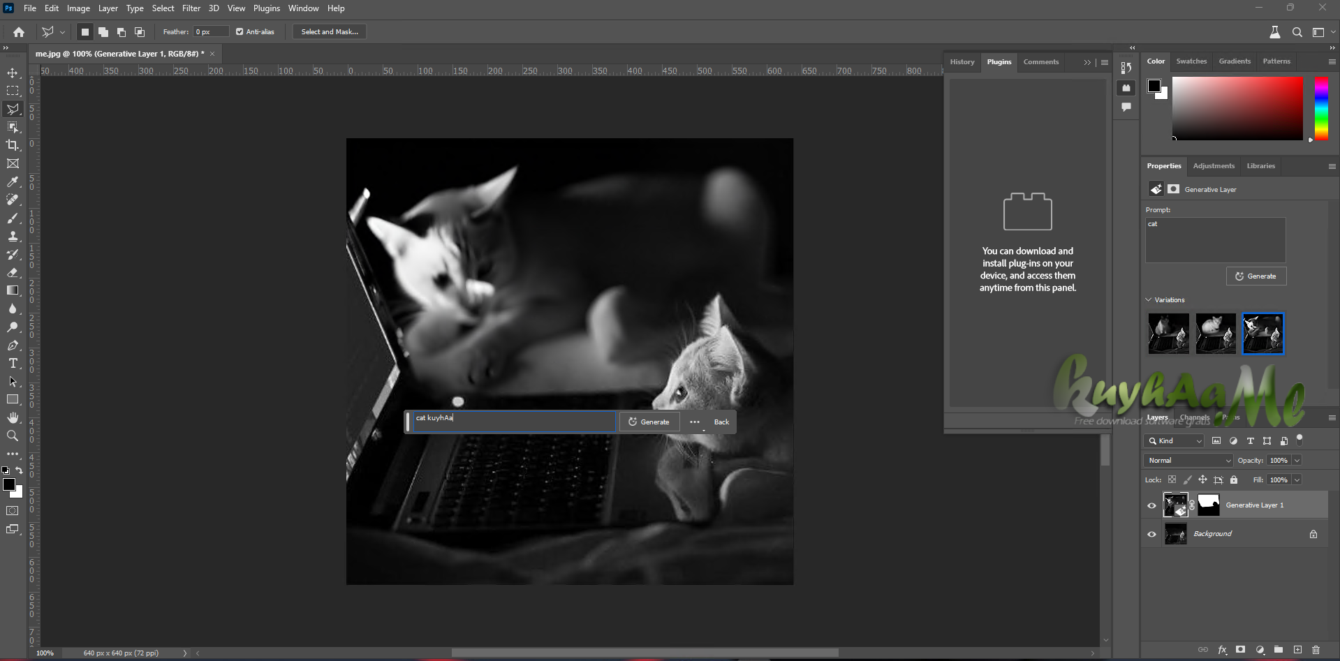 Firefly AI Support for Adobe Photoshop 2023