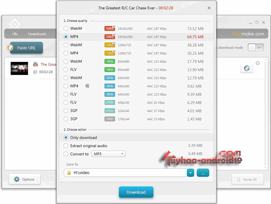 FreeMake Video Downloader 3.8.0.15 Gratis Terbaru