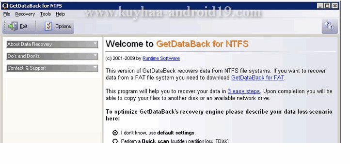 Getdataback 4.33 For NTFS FAT Final