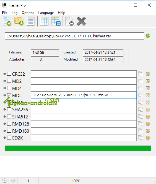 Hasher Pro 3.2 Full Version