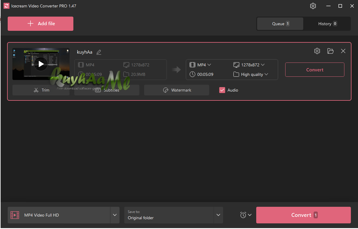 Icecream Video Converter Pro 1.47 Full Terbaru