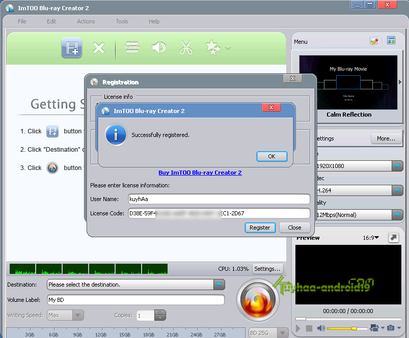 ImTOO Blu-ray Creator 2.0.4.20131129 Full