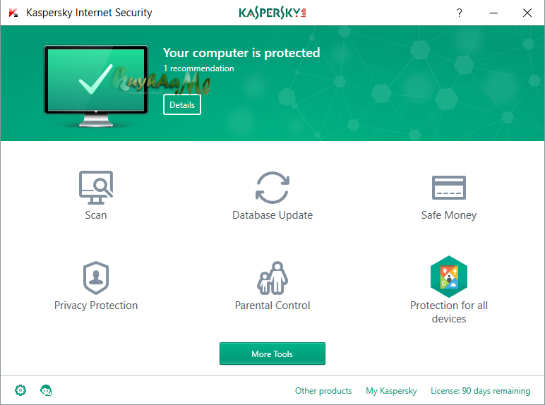 Kaspersky Internet Security 18.0.0.405 Terbaru