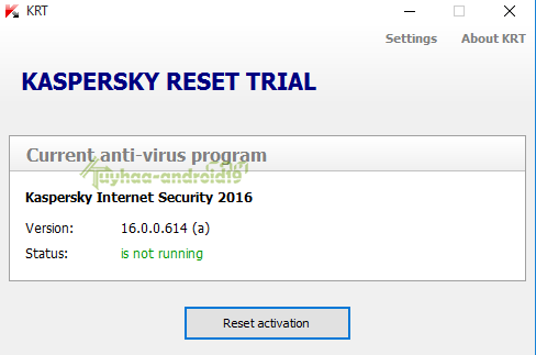 Kaspersky Trial Reset 5.1.0.41 Terbaru