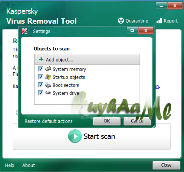 Kaspersky Virus Removal Tool 15.0.22.0 Terbaru