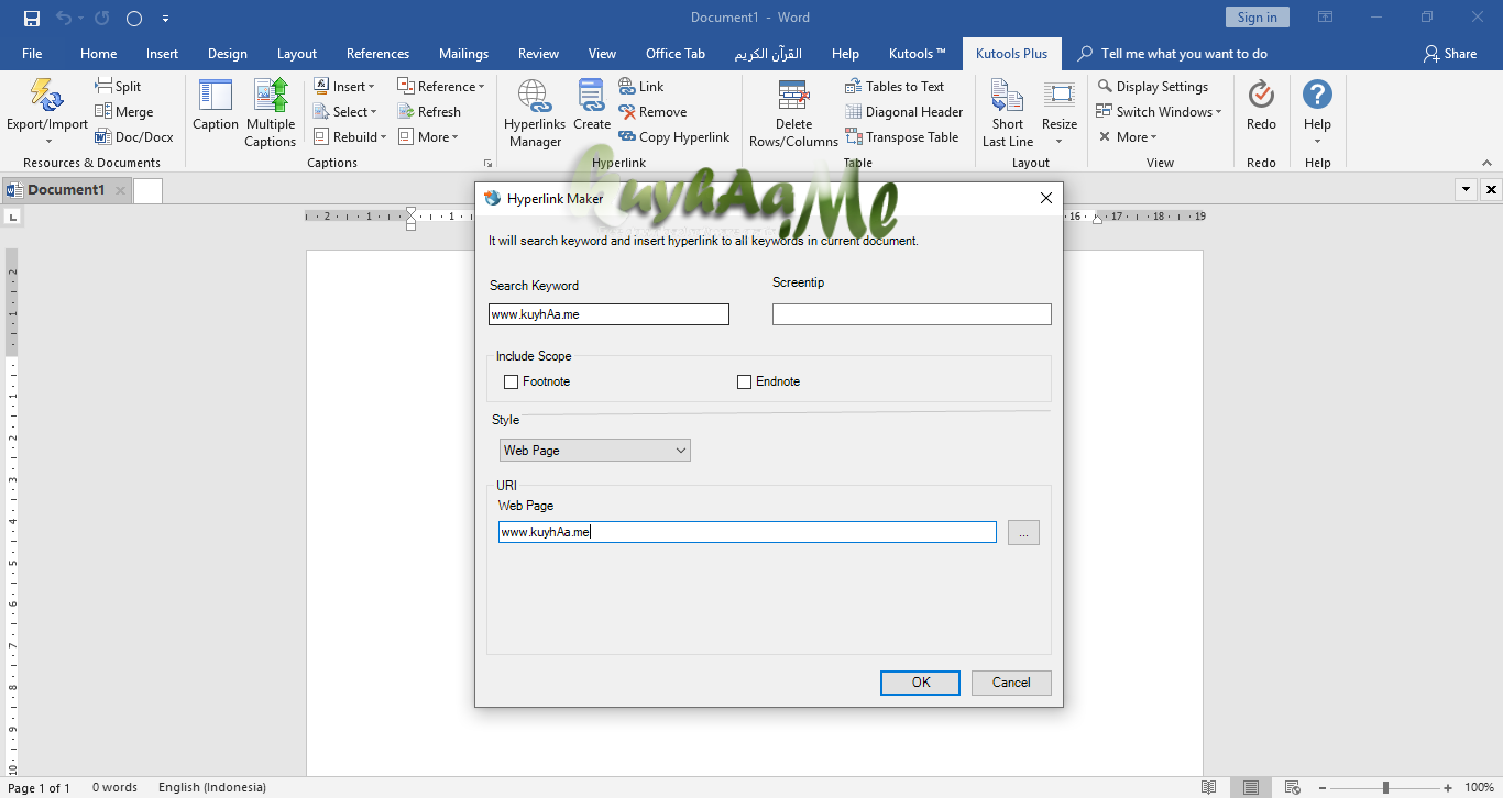 Kutools for Word 9.0.0 Full Version