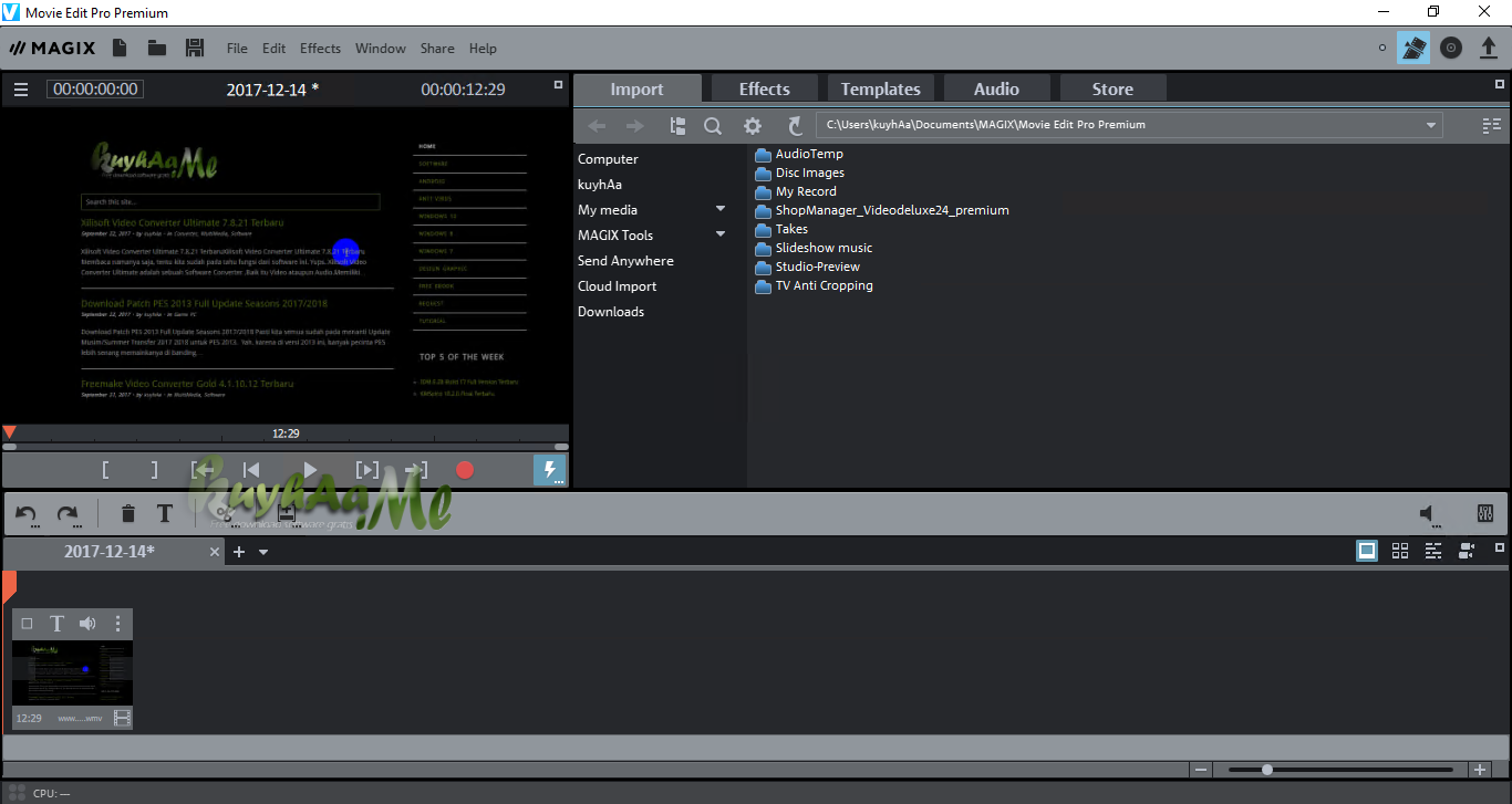 MAGIX Movie Edit Pro 2022 Premium Full