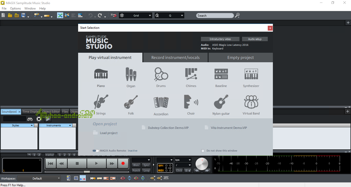 MAGIX Samplitude Music Studio 2017 23.0.2.58 Full Version
