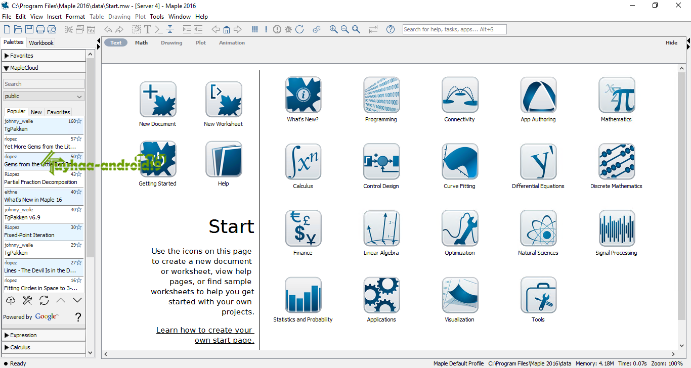 Maplesoft Maple 2017.1a Full version