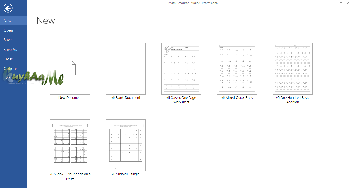 Math Resource Studio 6.1.6.1 Professional Terbaru