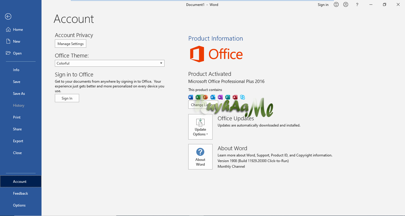 Microsoft Office 2016 Pro Plus 2009 Terbaru