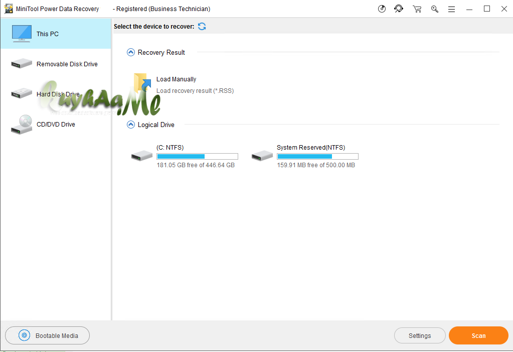MiniTool Power Data Recovery Technician 12.9 Full version