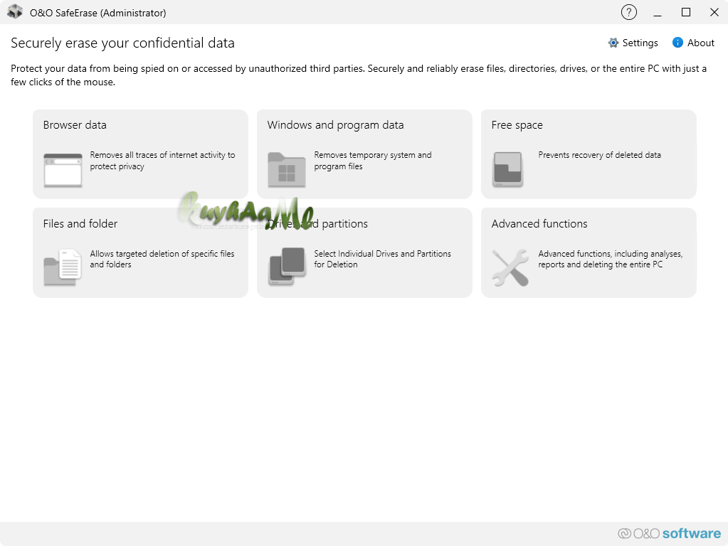 O&O SafeErase Professional 20.0.575 Full Version