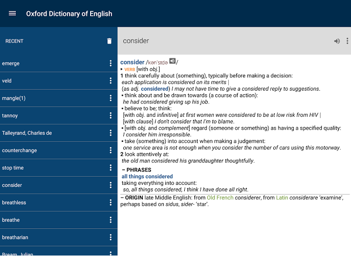 Oxford Dictionary of English Premium 8.0.238 APK + Data