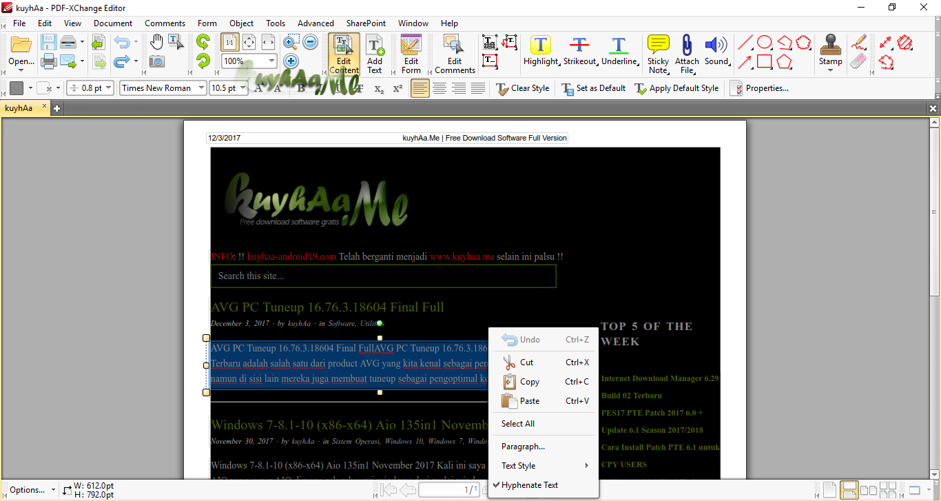 PDF-XChange PRO 11.0.1 Full Version