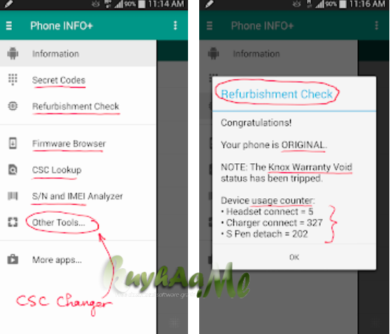 Phone INFO+ SAM 3.8.3 Patched Mod